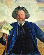 Boris Kustodiev Maximilian Voloshin France oil painting artist